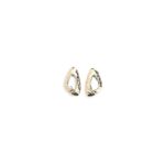 Self-Portrait Gold Brass Earrings
