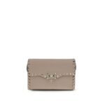 Valentino Garavani Multicolor Calf Leather Bos Taurus Shoulder Bag