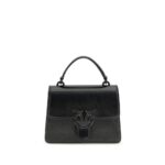 PINKO Black Goatskin Handbag