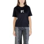 Karl Lagerfeld Black Cotton T-Shirt