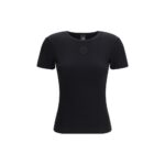 PINKO Black Cotton T-Shirt