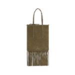PINKO Bicolor Calf Leather Bos Taurus Shoulder Bag