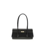Dolce & Gabbana Black Calf Leather Bos Taurus Shoulder Bag