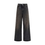 Our Legacy Black Cotton Relaxed Fit Jeans