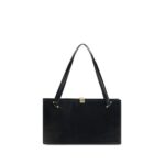 Versace Black Calf Leather Bos Taurus Shoulder Bag