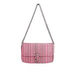 Marc Jacobs Neon Pink The Monogram Leather J Marc Mini Shoulder Bag Crossbody