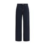 Max Mara Blue Cotton Casual Pants