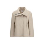 Lardini Beige Polyester Full-Length Jacket