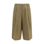Fabiana Filippi Beige Viscose Cropped Pants
