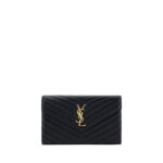 Saint Laurent Black Calf Leather Bos Taurus Shoulder Bag