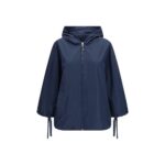 'S Max Mara Blue Polyester Trench Coat