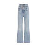 Fiorucci Blue Cotton Flared Jeans