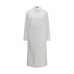 Balenciaga White Cotton Casual Dress