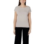 Street One Beige Polyester T-Shirt