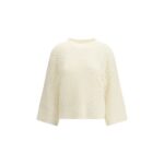 Fabiana Filippi Beige Fleece Wool Sweatshirt
