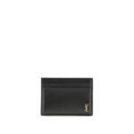 Saint Laurent Black Calf Leather Bos Taurus Wallet