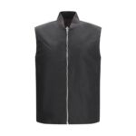 Diesel Brown Polyamide Sleeveless Jacket