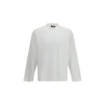 LAMINAR White Cotton Long Sleeve T-Shirt