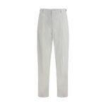 Dolce & Gabbana White Cotton Casual Pants