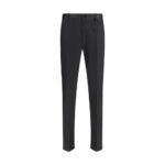 Dolce & Gabbana Black Wool Oves Aries Dress Pants