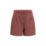 Brunello Cucinelli Brown Cotton Bermuda Shorts