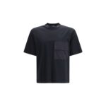 LAMINAR Black Cotton T-Shirt