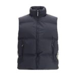 Palm Angels Black Polyamide Sleveless Jacket