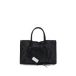 Balenciaga Black Lamb Ovis Aries Aries Shoulder Bag