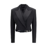 Dolce & Gabbana Black Wool Oves Aries Jacket