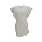 Marant Etoile White Cotton Casual Dress