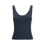 Brunello Cucinelli Blue Cotton T-Shirt