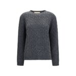 Valentino Gray Wool Oves Aries Sweatshirt