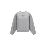 Ganni Gray Cotton Sweatshirt