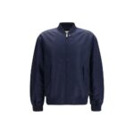 Valentino Blue Polyamide Bomber