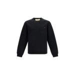 Valentino Black Cotton Sweatshirt