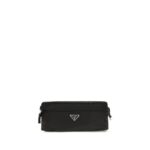 Prada Black Recycled Polyamide Clutch Bag
