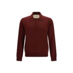 Valentino Bordeaux Wool Oves Aries Polo Shirt