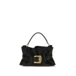 Balmain Black Calf Leather Bos Taurus Handbag