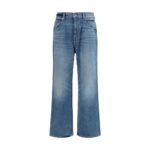 7FOR Blue Cotton Relaxed Fit Jeans