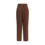 Brunello Cucinelli Brown Cashmere Casual Pants