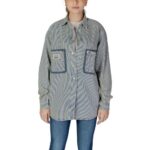 Replay Blue Cotton Blouse