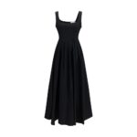 Max Mara Black Cotton Casual Dress