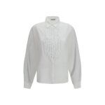 SOSUE White Cotton Blouse