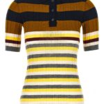 Marni Multicolor Virgin Wool Polo Shirt