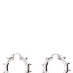 Jil Sander Silver Brass Earrings