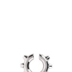 Jil Sander Silver Brass Earrings