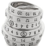 MM6 Maison Margiela Silver Brass Ring