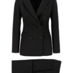 Tagliatore Black Virgin Wool Two-Piece Suit