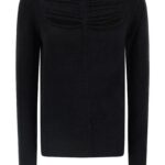 Rick Owens Black Wool Cardigan