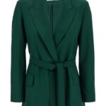 Max Mara Bicolor Virgin Wool Blazer